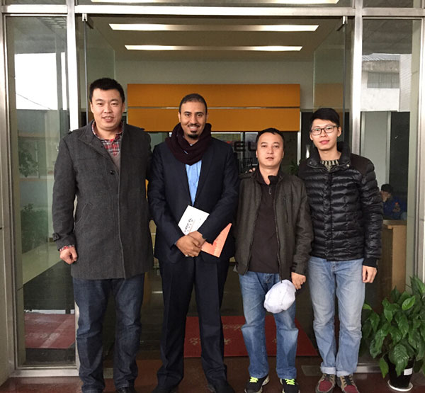 漢高機(jī)械不銹鋼焊管機(jī)，內(nèi)整平機(jī)，光亮退火設(shè)備意向客戶來訪